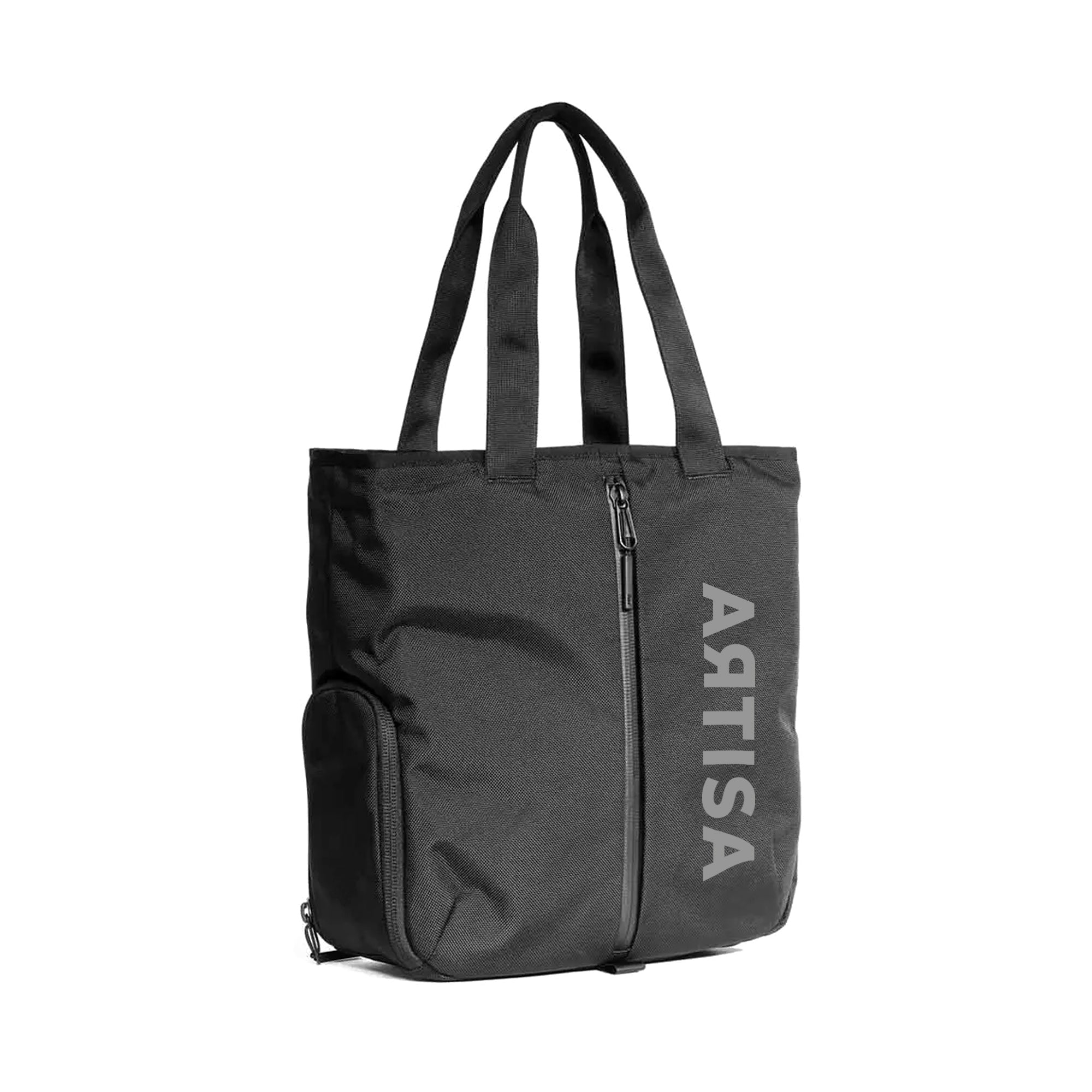 Women's Black Multipurpose Gym Tote with Shoe Compartment