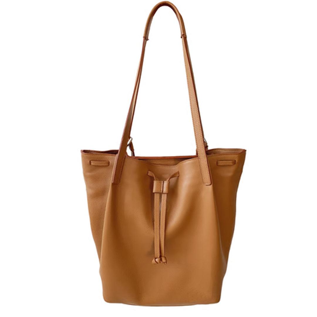 Tote Bag Convertible to Backpack | Detachable Interior | Brown