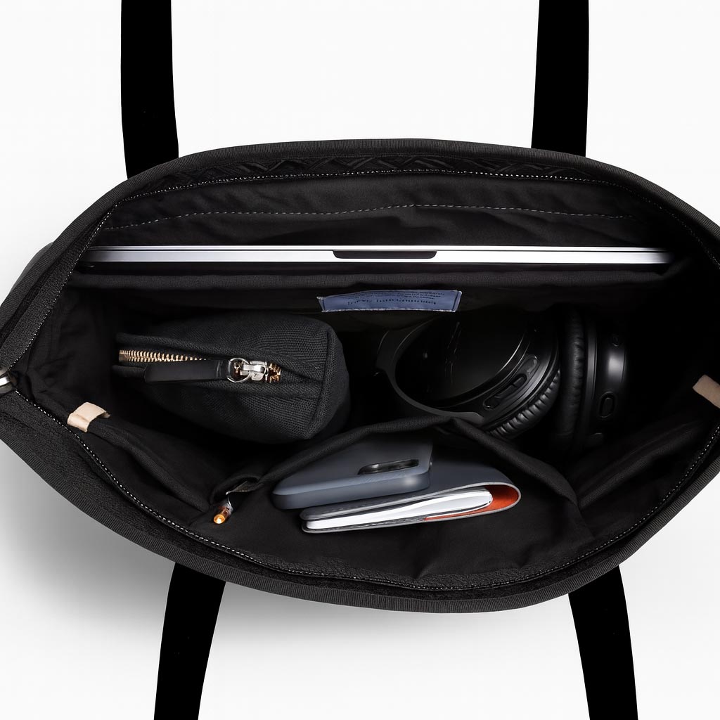Striking Monochrome Laptop Tote - Cross