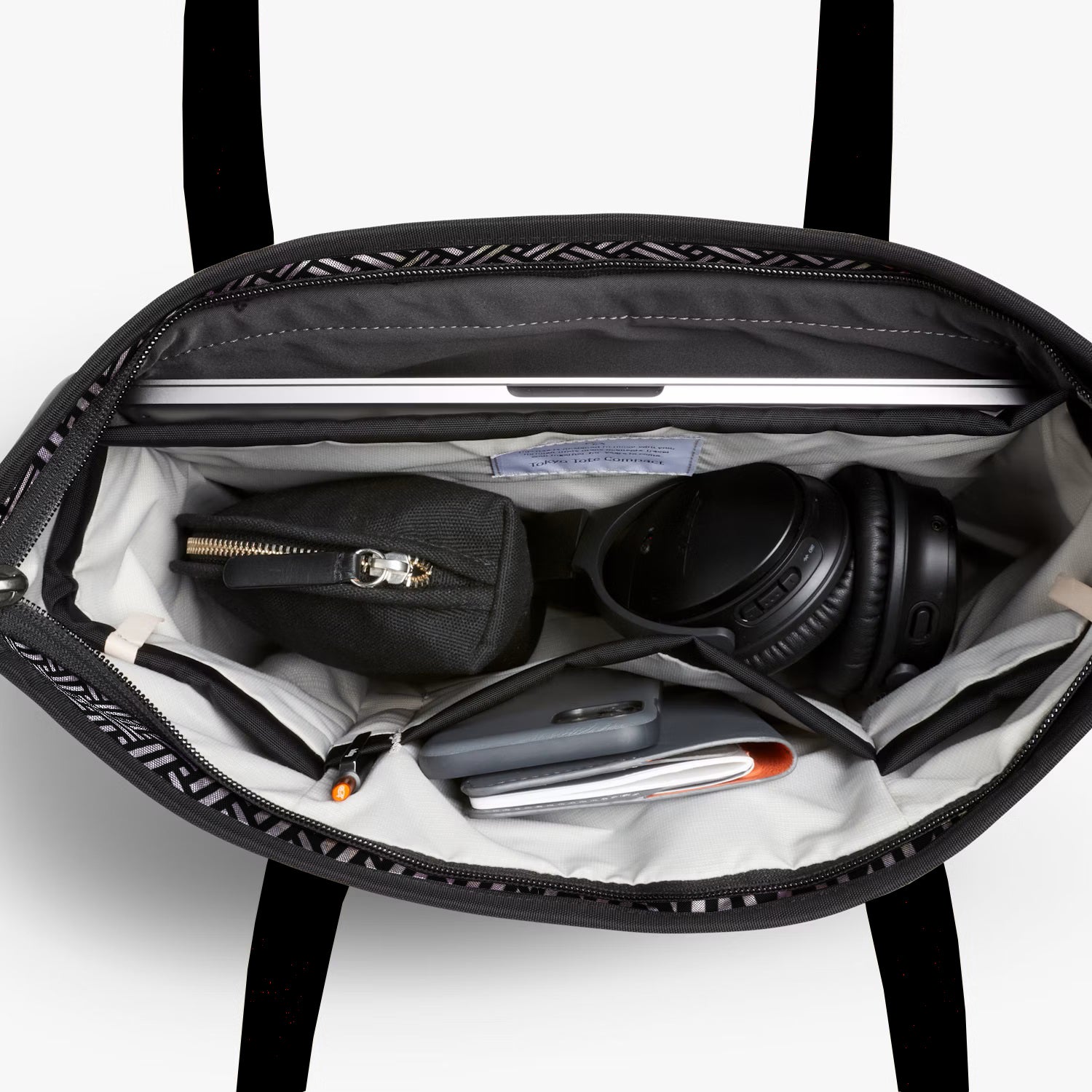 Striking Monochrome Laptop Tote - Cross