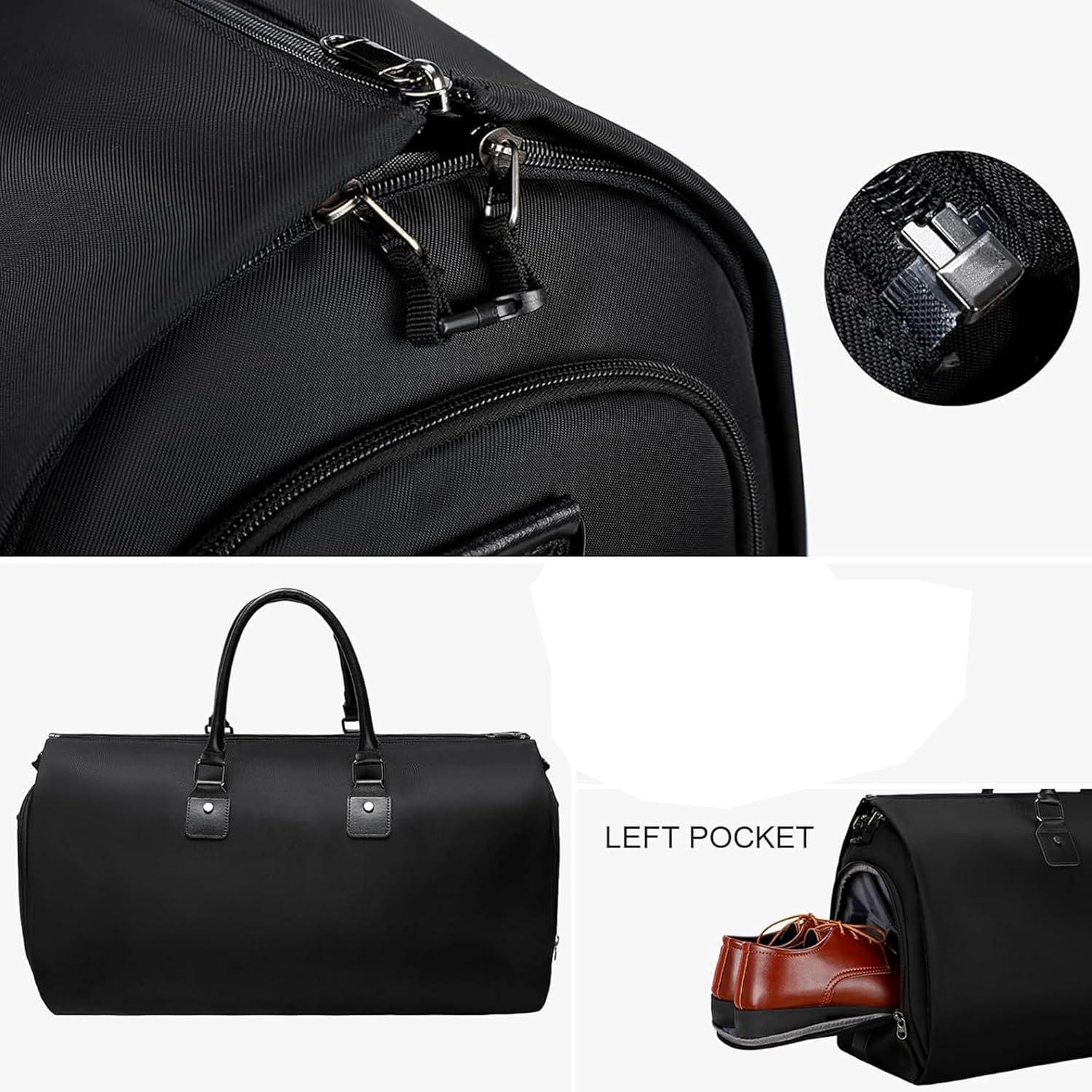 Convertible Duffle Bag 2-in-1 with Shoe Compartment