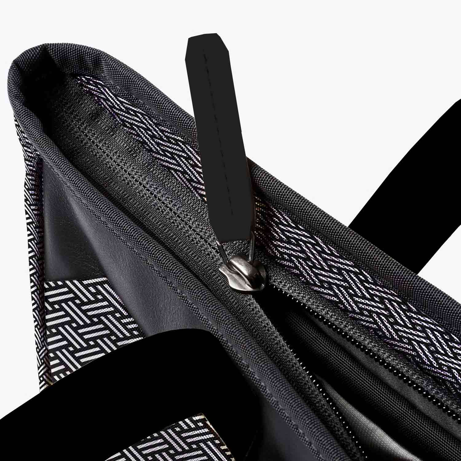 Striking Monochrome Laptop Tote - Cross
