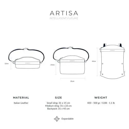 3 in 1 Sling Bag, Backpack, for Men & Women, Stylish Versatile