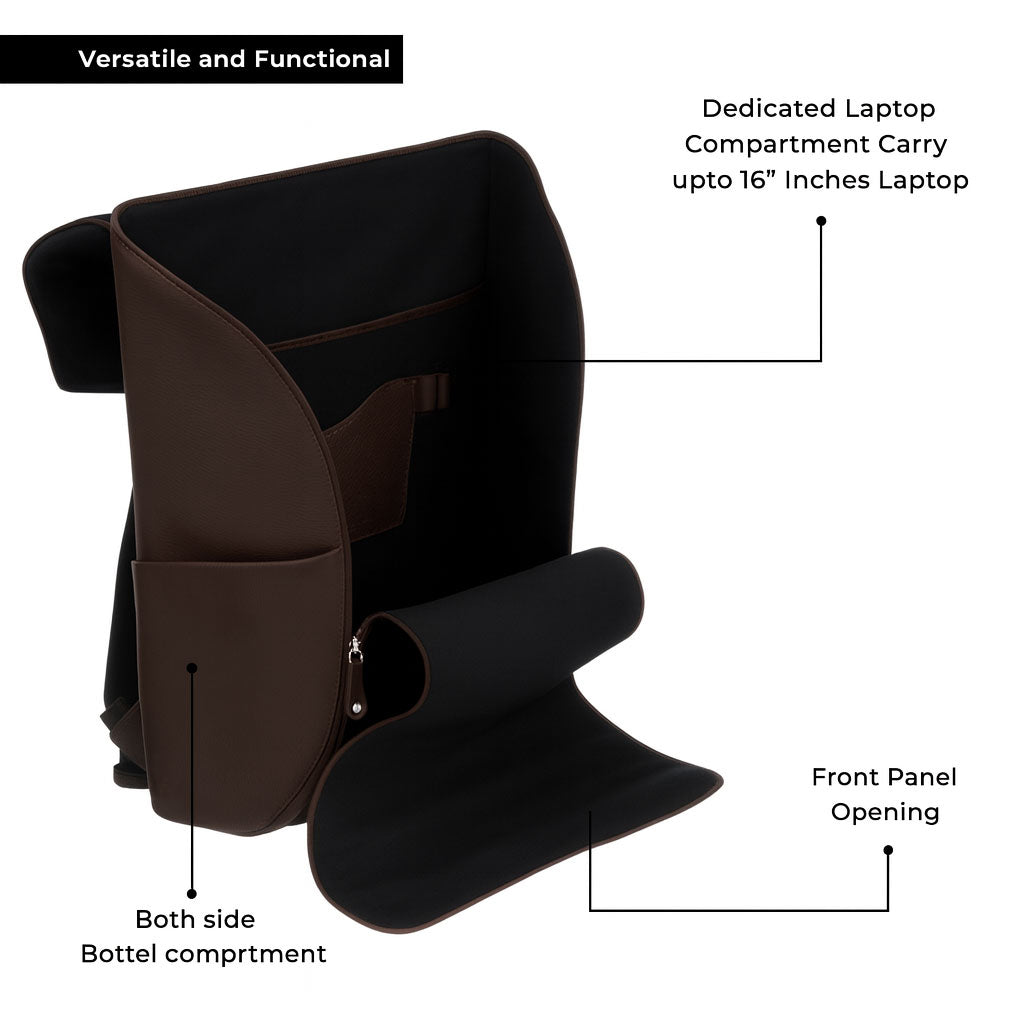 Wings Backpack - Dark Brown