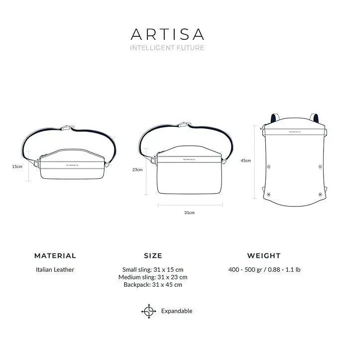 3 in 1 Sling Bag, Backpack, for Men & Women, Stylish Versatile