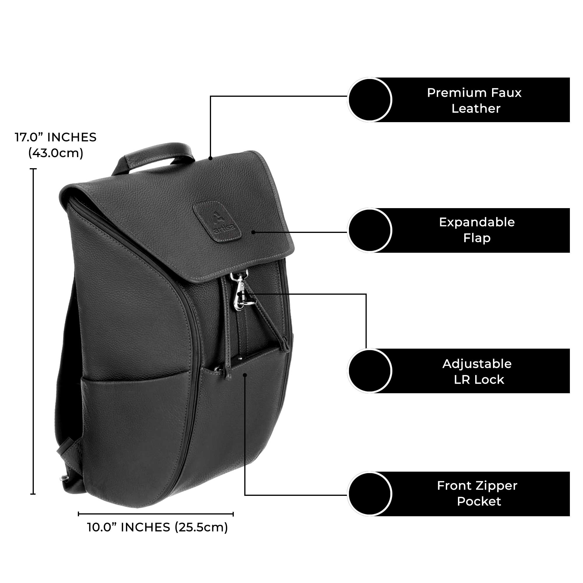 Wings Backpack - Black