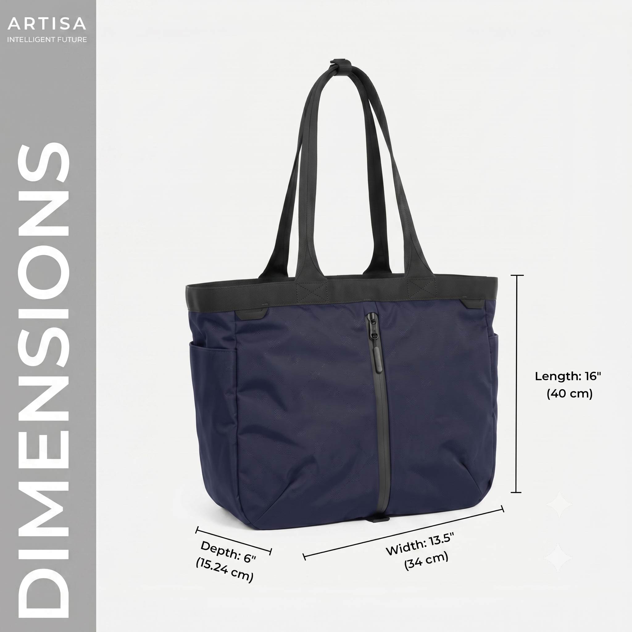 City Tote Bag - Blue