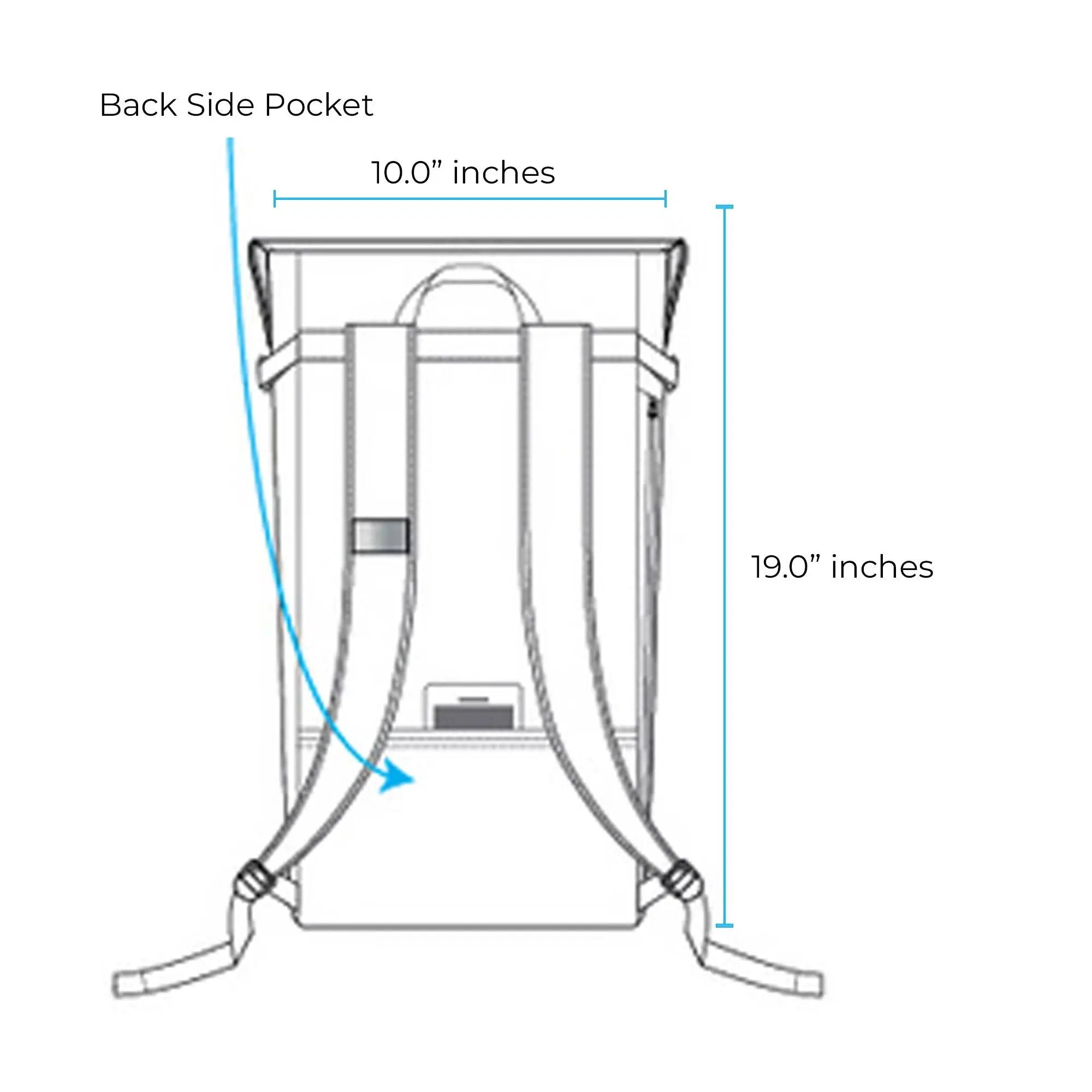 Artisa Cycling Sports Travel Hiking Backpack with Quick Access Back Pocket
