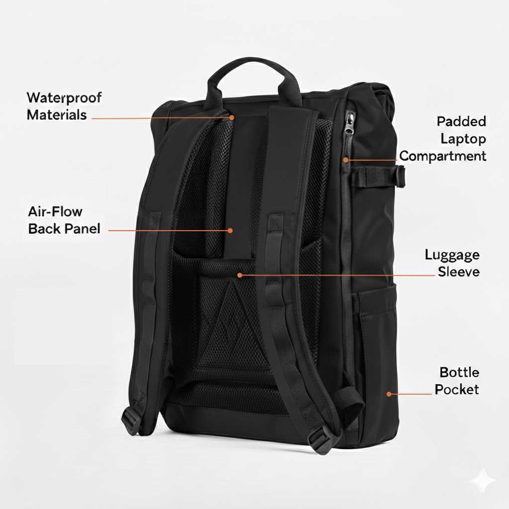 Nomad Luxe Rolltop 2.0 – Black