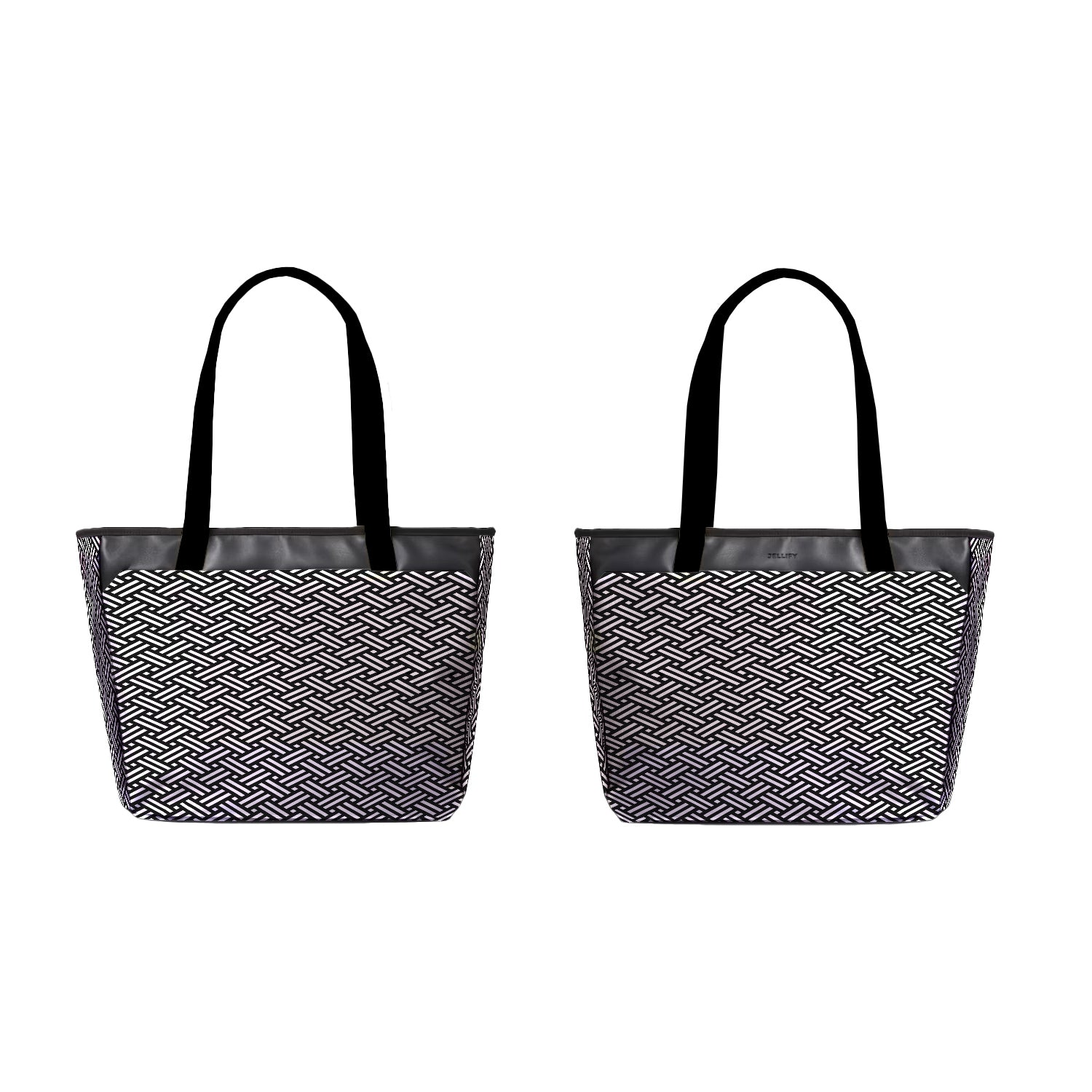 Striking Monochrome Laptop Tote - Cross